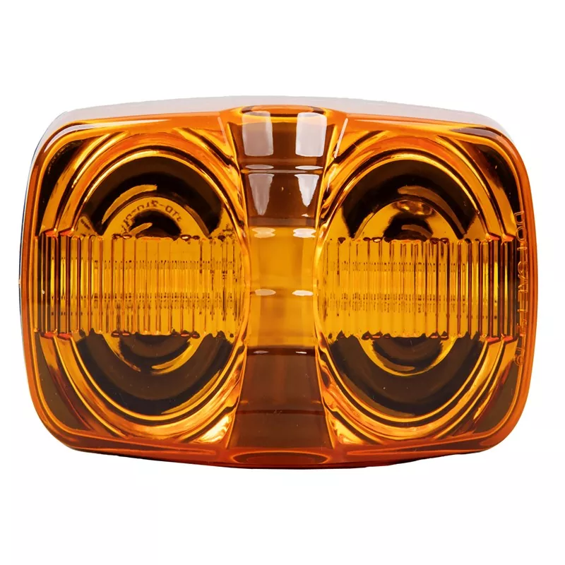 2 tommer dobbelt Bullseye Marker Clearance Trailer Light