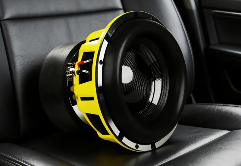 12-tommer kulfiber bil subwoofer: 6000W spidseffekt, kraftfuld bas kommer