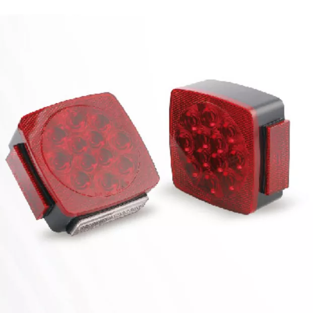4 tommer LED lavprofil under 80 tommer trailerlys