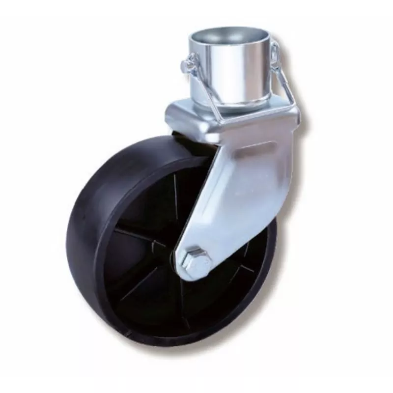 6-tommer Single Wheel Trailer Jack Caster